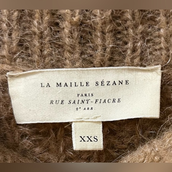Sézane Youri Jumper in Light Camel, Size XXS - Picture 5 of 14